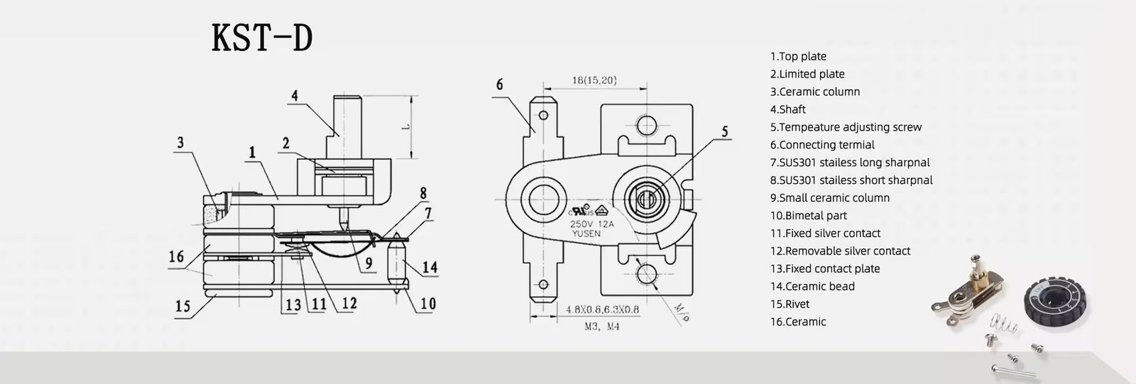 Thermostat For Electrical Heater